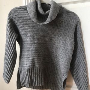 Anthropologie Grey Turtleneck Sweater